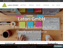 Tablet Screenshot of latori.com